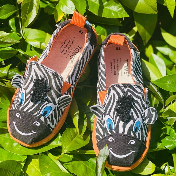 Toddler Zebra Toms - Picture 5 of 9